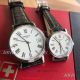 Perfect Replica Tissot T52 White Dial Black Leather Strap Quartz Couple Watch  (9)_th.jpg